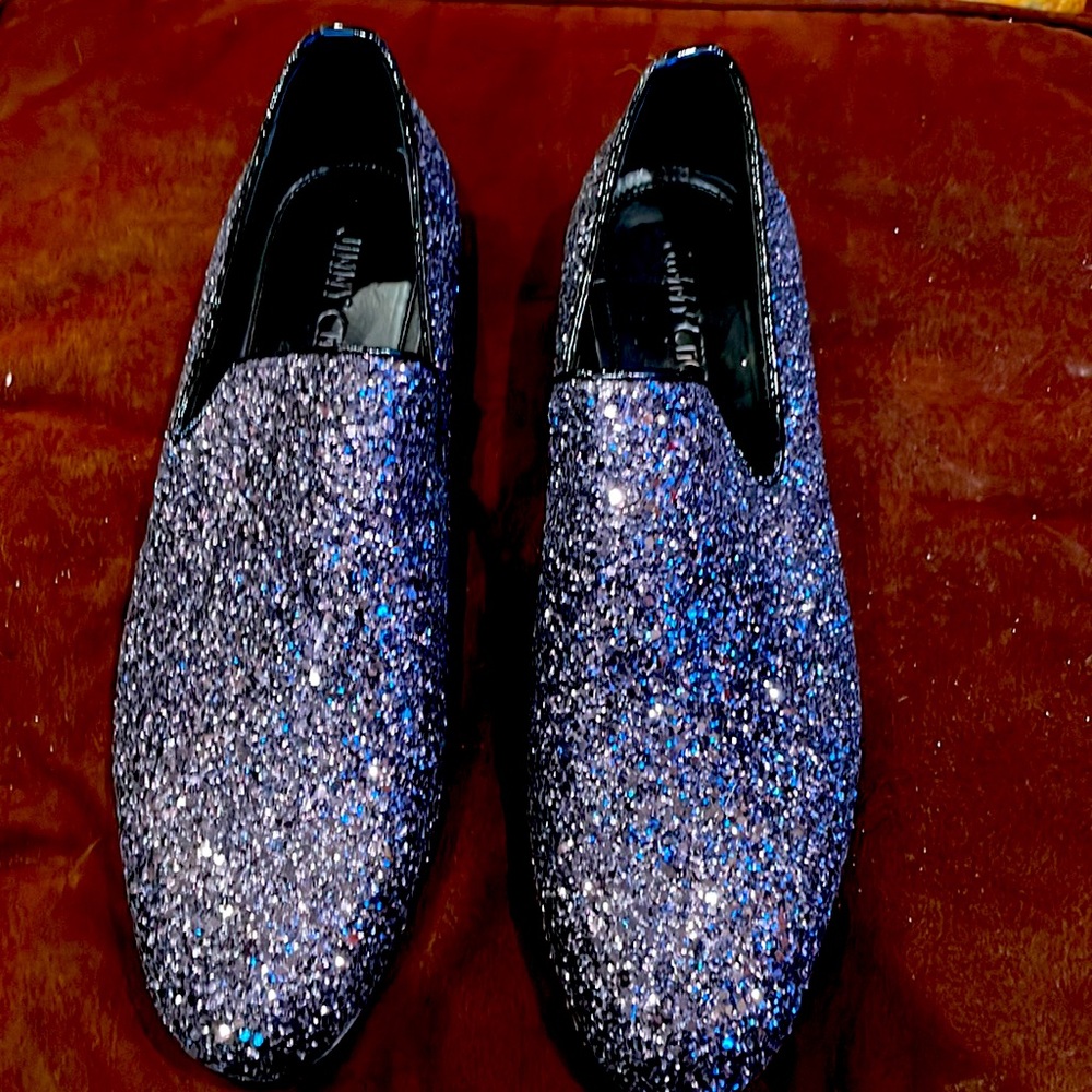 Jimmy Choo glitter shoes brand new with out box or dust bags NEW never used